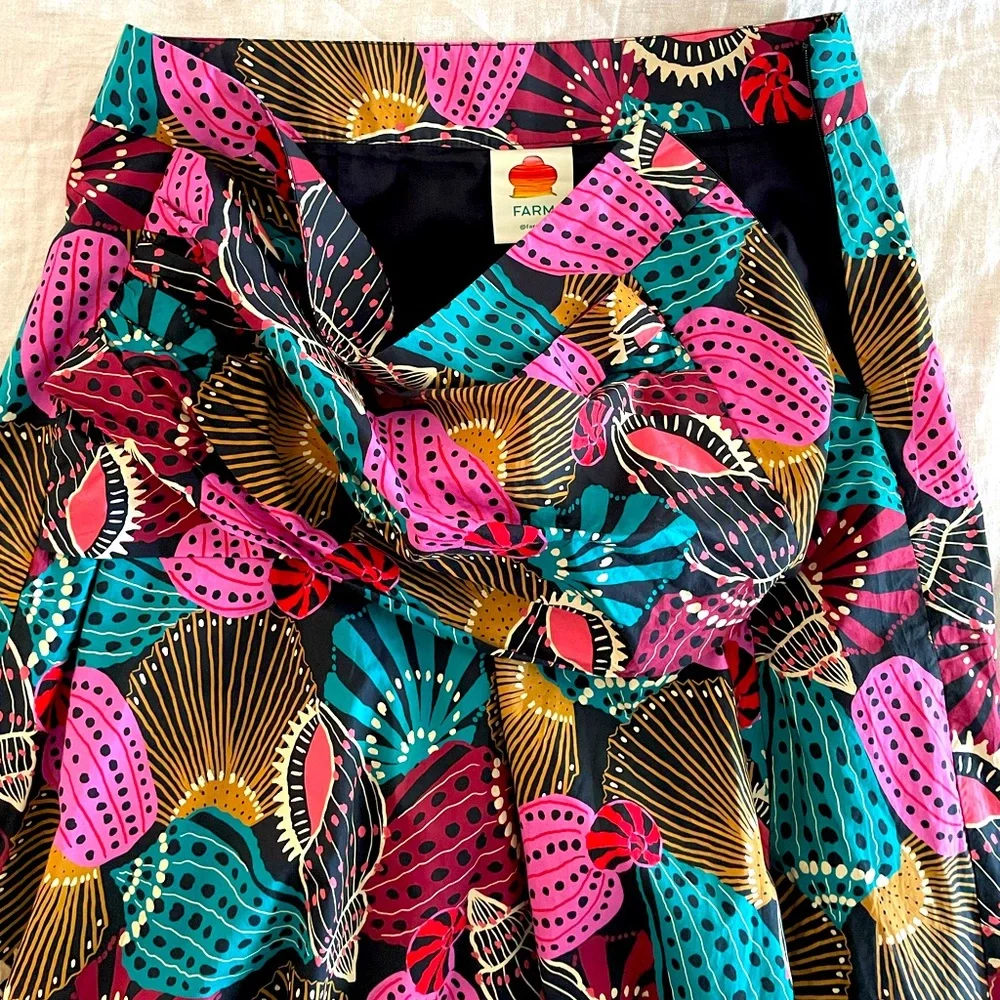 Farm Rio Mix Shell Skirt - Picture 2 of 11